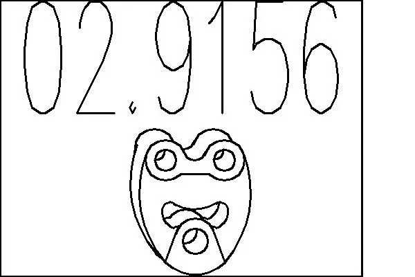 Anschlagpuffer, Schalldämpfer MTS 02.9156