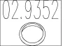 Dichtring, Abgasrohr MTS 02.9352