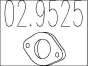 Dichtung, Abgasrohr MTS 02.9525