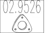 Dichtung, Abgasrohr MTS 02.9526