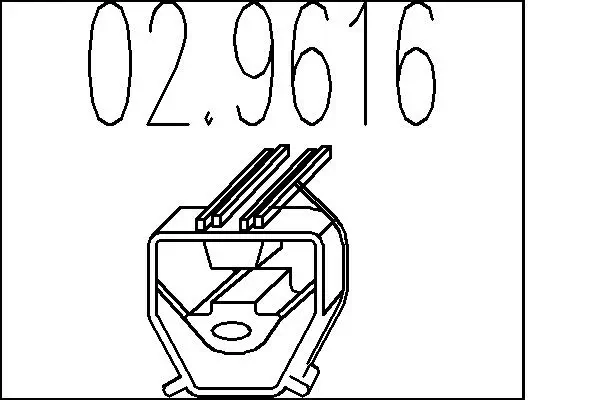 Anschlagpuffer, Schalldämpfer MTS 02.9616