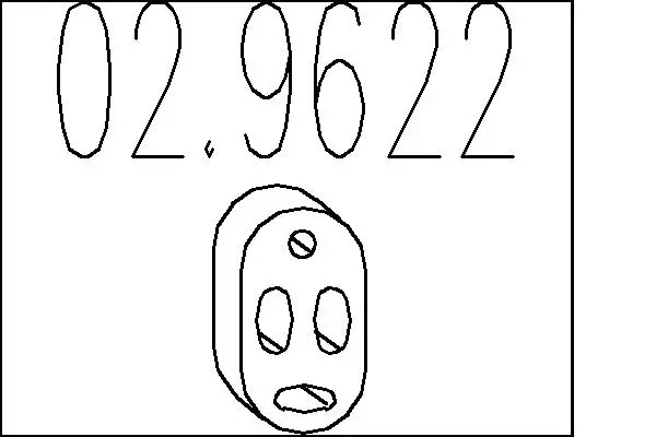 Anschlagpuffer, Schalldämpfer MTS 02.9622