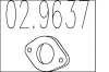 Dichtung, Abgasrohr MTS 02.9637