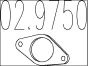 Dichtung, Abgasrohr MTS 02.9750