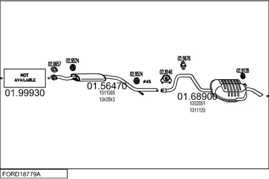 Endschalldämpfer MTS 01.60778 Bild Endschalldämpfer MTS 01.60778
