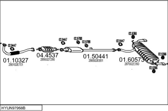 Endschalldämpfer MTS 01.90580 Bild Endschalldämpfer MTS 01.90580
