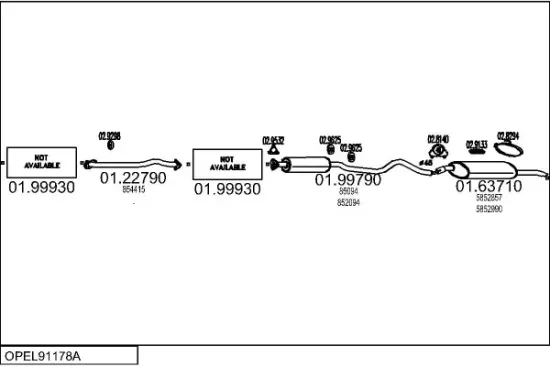 Endschalldämpfer MTS 01.61151 Bild Endschalldämpfer MTS 01.61151