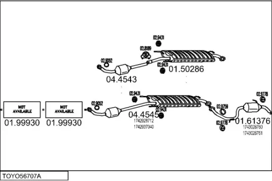 Endschalldämpfer MTS 01.62890 Bild Endschalldämpfer MTS 01.62890
