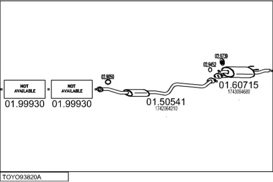 Mittelschalldämpfer MTS 01.56110 Bild Mittelschalldämpfer MTS 01.56110