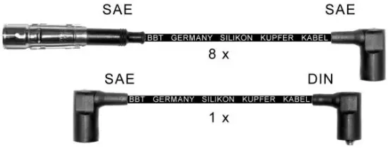 Zündleitungssatz BBT ZK0410 Bild Zündleitungssatz BBT ZK0410