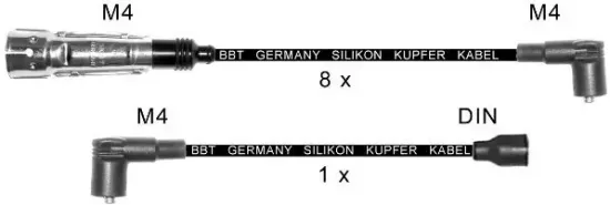Zündleitungssatz BBT ZK0421 Bild Zündleitungssatz BBT ZK0421