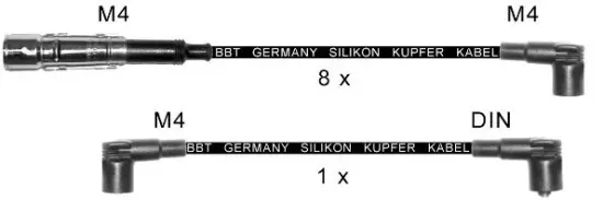 Zündleitungssatz BBT ZK0416 Bild Zündleitungssatz BBT ZK0416
