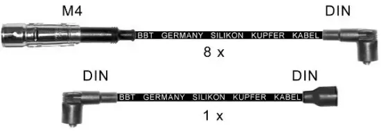 Zündleitungssatz BBT ZK0423 Bild Zündleitungssatz BBT ZK0423