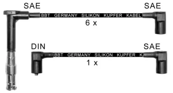 Zündleitungssatz BBT ZK0434 Bild Zündleitungssatz BBT ZK0434