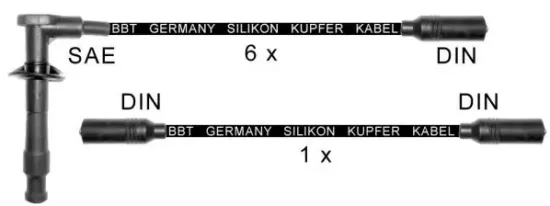 Zündleitungssatz BBT ZK0203 Bild Zündleitungssatz BBT ZK0203