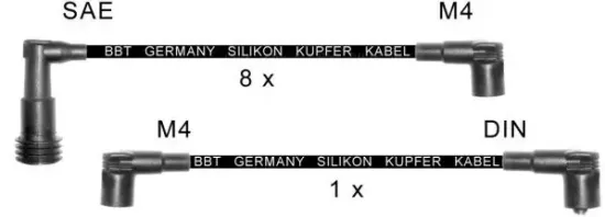 Zündleitungssatz BBT ZK0206 Bild Zündleitungssatz BBT ZK0206