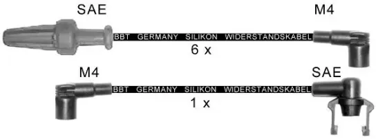 Zündleitungssatz BBT ZK1585 Bild Zündleitungssatz BBT ZK1585