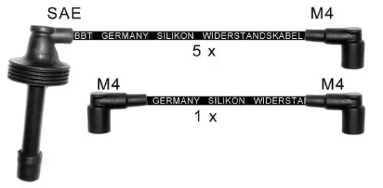 Zündleitungssatz BBT ZK0136 Bild Zündleitungssatz BBT ZK0136