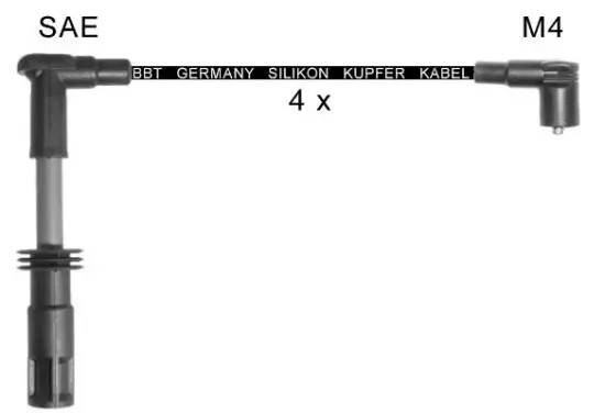 Zündleitungssatz BBT ZK1041 Bild Zündleitungssatz BBT ZK1041