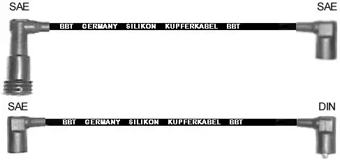 Zündleitungssatz BBT ZK0216 Bild Zündleitungssatz BBT ZK0216