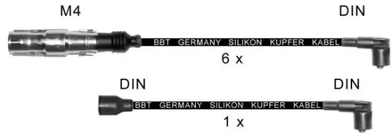 Zündleitungssatz BBT ZK0408 Bild Zündleitungssatz BBT ZK0408