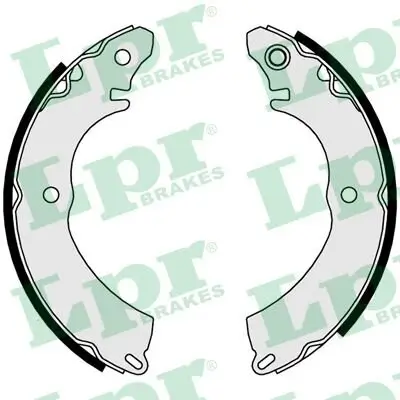 Bremsbackensatz Hinterachse LPR 01028