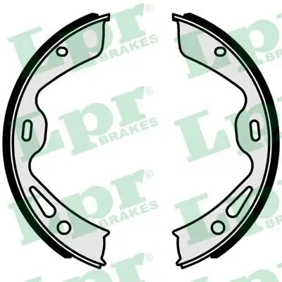 Bremsbackensatz, Feststellbremse LPR 01042