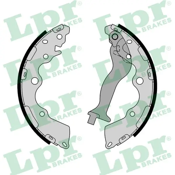 Bremsbackensatz Hinterachse LPR 01201