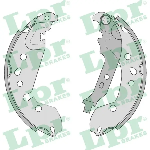 Bremsbackensatz Hinterachse Hinterachse LPR 01239