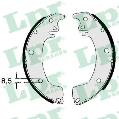 Bremsbackensatz LPR 03130 Bild Bremsbackensatz LPR 03130