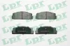 Bremsbelagsatz, Scheibenbremse Vorderachse LPR 05P003