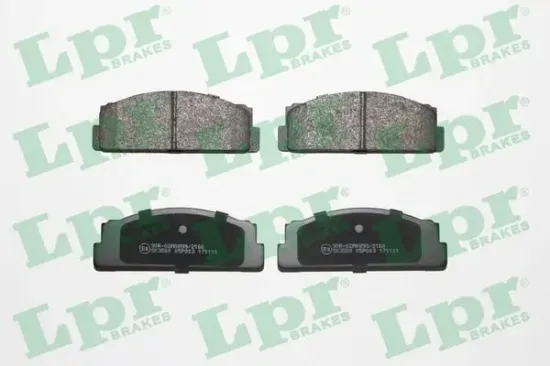 Bremsbelagsatz, Scheibenbremse Vorderachse LPR 05P003 Bild Bremsbelagsatz, Scheibenbremse Vorderachse LPR 05P003