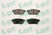 Bremsbelagsatz, Scheibenbremse Hinterachse LPR 05P072