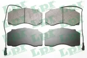 Bremsbelagsatz, Scheibenbremse Vorderachse LPR 05P1137