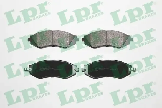 Bremsbelagsatz, Scheibenbremse Vorderachse LPR 05P1208 Bild Bremsbelagsatz, Scheibenbremse Vorderachse LPR 05P1208