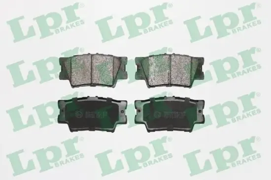 Bremsbelagsatz, Scheibenbremse Hinterachse LPR 05P1281 Bild Bremsbelagsatz, Scheibenbremse Hinterachse LPR 05P1281