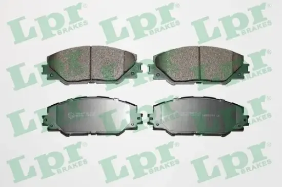 Bremsbelagsatz, Scheibenbremse Vorderachse LPR 05P1282 Bild Bremsbelagsatz, Scheibenbremse Vorderachse LPR 05P1282