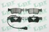 Bremsbelagsatz, Scheibenbremse Hinterachse LPR 05P1284