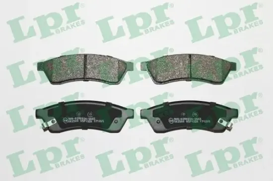 Bremsbelagsatz, Scheibenbremse Hinterachse LPR 05P1320 Bild Bremsbelagsatz, Scheibenbremse Hinterachse LPR 05P1320