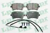 Bremsbelagsatz, Scheibenbremse Hinterachse LPR 05P1398A