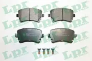 Bremsbelagsatz, Scheibenbremse Hinterachse LPR 05P1398