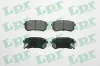 Bremsbelagsatz, Scheibenbremse Hinterachse LPR 05P1411