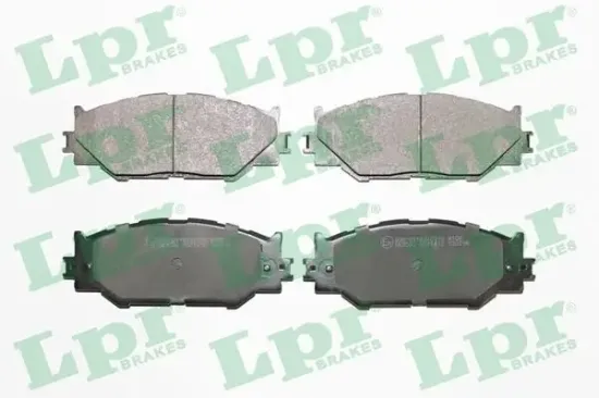 Bremsbelagsatz, Scheibenbremse Vorderachse LPR 05P1412 Bild Bremsbelagsatz, Scheibenbremse Vorderachse LPR 05P1412