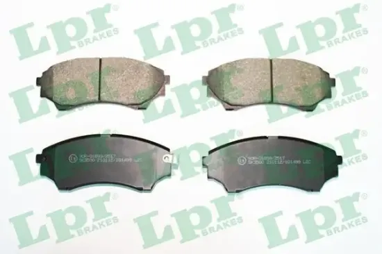Bremsbelagsatz, Scheibenbremse Vorderachse LPR 05P1499 Bild Bremsbelagsatz, Scheibenbremse Vorderachse LPR 05P1499