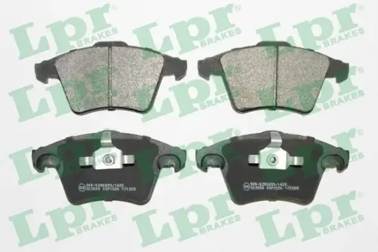 Bremsbelagsatz, Scheibenbremse Vorderachse LPR 05P1526 Bild Bremsbelagsatz, Scheibenbremse Vorderachse LPR 05P1526