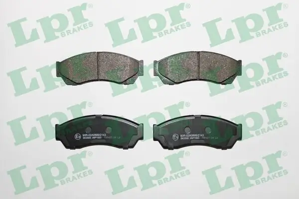 Bremsbelagsatz, Scheibenbremse Vorderachse LPR 05P1553
