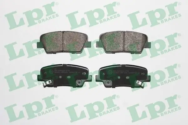 Bremsbelagsatz, Scheibenbremse Hinterachse LPR 05P1625