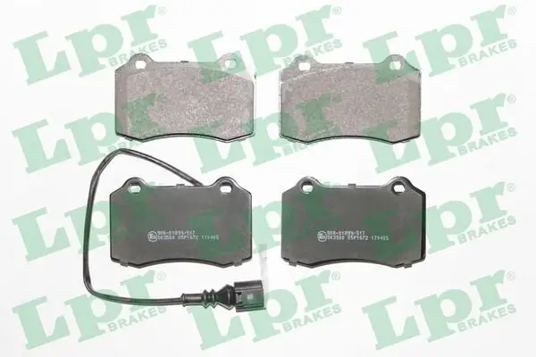 Bremsbelagsatz, Scheibenbremse Vorderachse LPR 05P1672