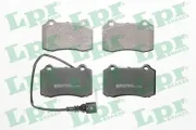 Bremsbelagsatz, Scheibenbremse Vorderachse LPR 05P1672