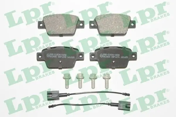 Bremsbelagsatz, Scheibenbremse Hinterachse LPR 05P1676
